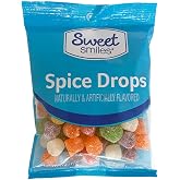Sweet Smiles Spice Drops Jelly Candy 9 Oz Bag