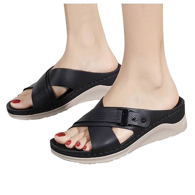 wedge slippers amazon