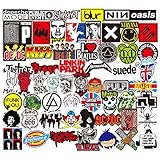 Rock and Roll Sticker 100Pcs,Sanmatic Sticker Bomb Pack for Guitar Drum Headphones Laptop Music Sticker (Rock and Roll Sticker)