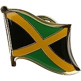 Rasta Flag Lapel Pin - Jamaica W03S64C