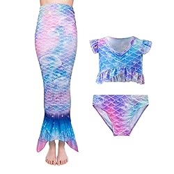 Superband Girls Mermaid Bathing Suit 3PCS