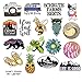 Adventure Landscape Stickers Pack 19 Pcs Suitcase Cute Aesthetic Animal Stickers Vinyl Decals for Teens Girls Laptop Bumper Helmet Ipad Car Luggage Water Bottle