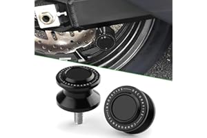 SUPER VICI 8MM Swingarm Spools Sliders Fit Ninja 400 500 NINJA650 ZX-6R ZX-10R Z900 Z650 Z400 GSXR6000 GSXR750 GSXR1000 CBR 600 CBR600RR CBR1000RR RR F2 F3 F4 F4i | M8 Universal Rear Frame Sliders Stand BK