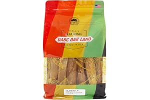 DABC OAK LAND DOL Fish Glue,Rich in Collagen Dried Seafood Fish Maw Roll Natural Sun Dried From South America AAA級南美花膠筒（黃花鱸) - in bag (Medium 8oz/bag)