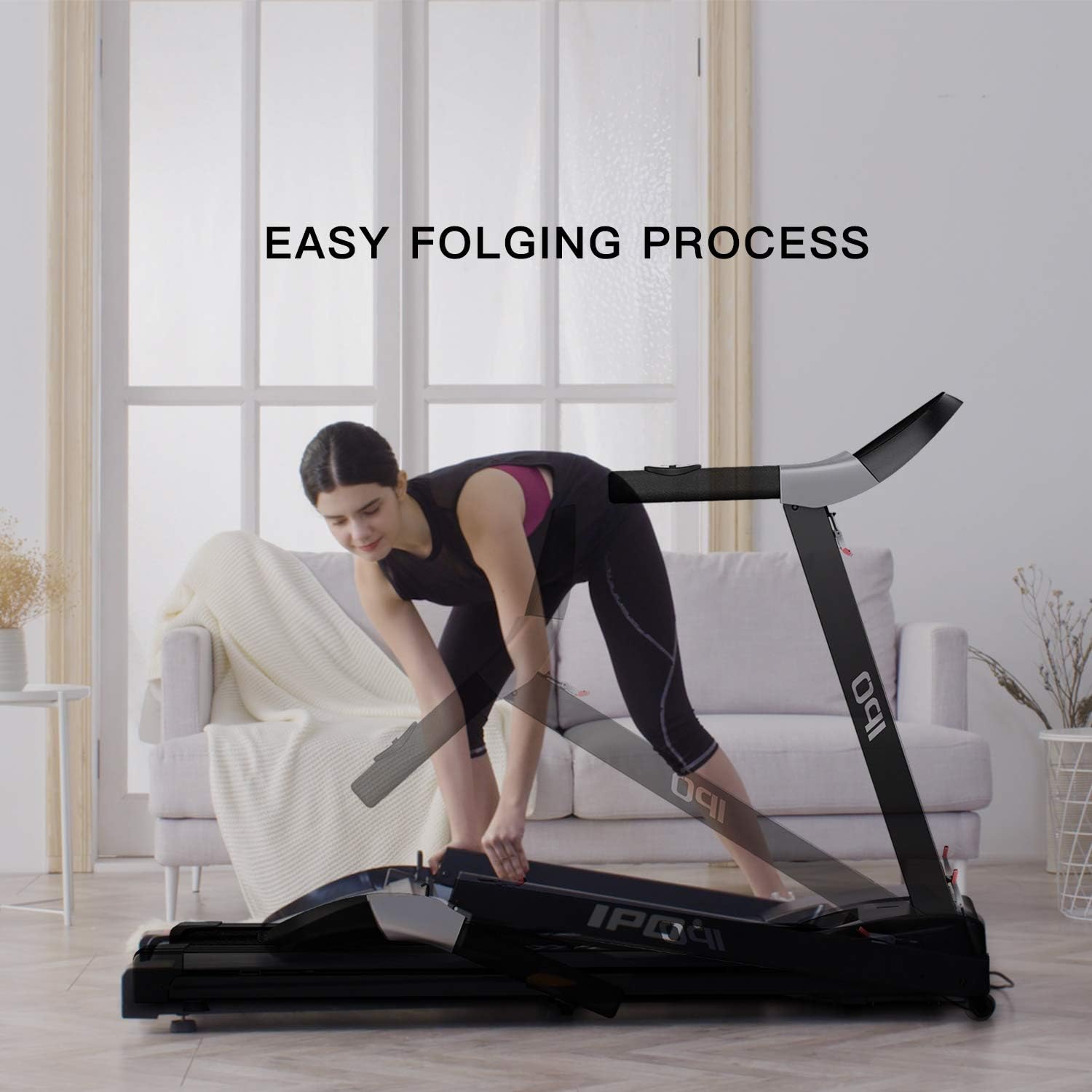 Ipo treadmill folding electric portable treadmill Outlet