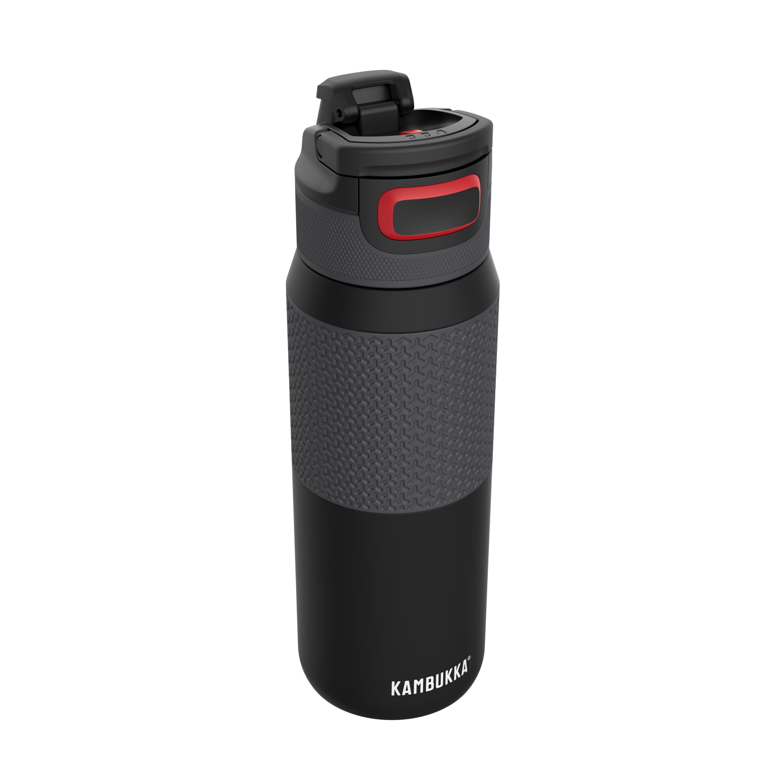 Kambukka Elton 750ml / 25oz Insulated Drinking Water Bottle, Stainless Steel Thermos, Waterproof with Dishwasher Safe Lid and Snapclean Technology, Easy to Hold, Comfortable Grip - Nightfall