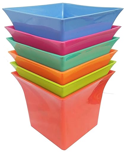 GTB UBER Plastic Pot Flower Pot Multicolor (5)