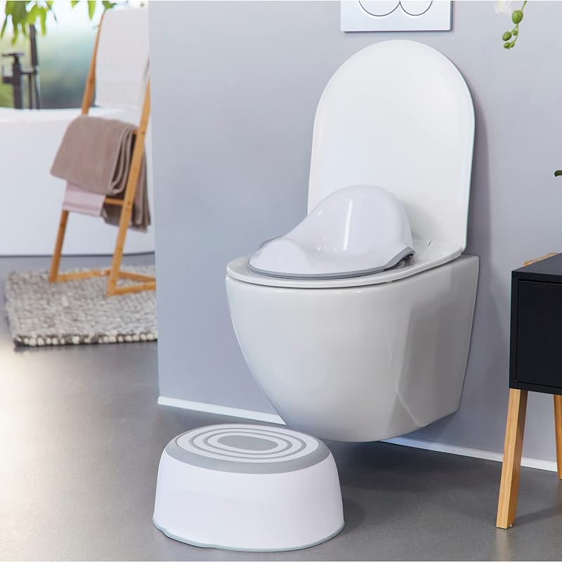 Deluxe 4 em 1 penico, Penico, Redutor, Fezes e dispensador de toalhetes, De 18 meses a 4 anos aprox., Kasimir, Branco