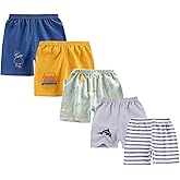 Vagefun Toddler Baby Boy Shorts - Dinosaur Lightweight Cotton Shorts for Kids Boys Summer Elastic Waist Short Pants