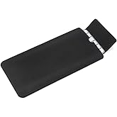 CaseBuy PU Leather Magic Keyboard Case Sleeve for 2025 2024 2023 2021 Apple iMac 24 inch M4 M3 M1 Magic Keyboard w/Out Touch ID A2449 A2450 Keyboard Cover Protective Pouch -Black