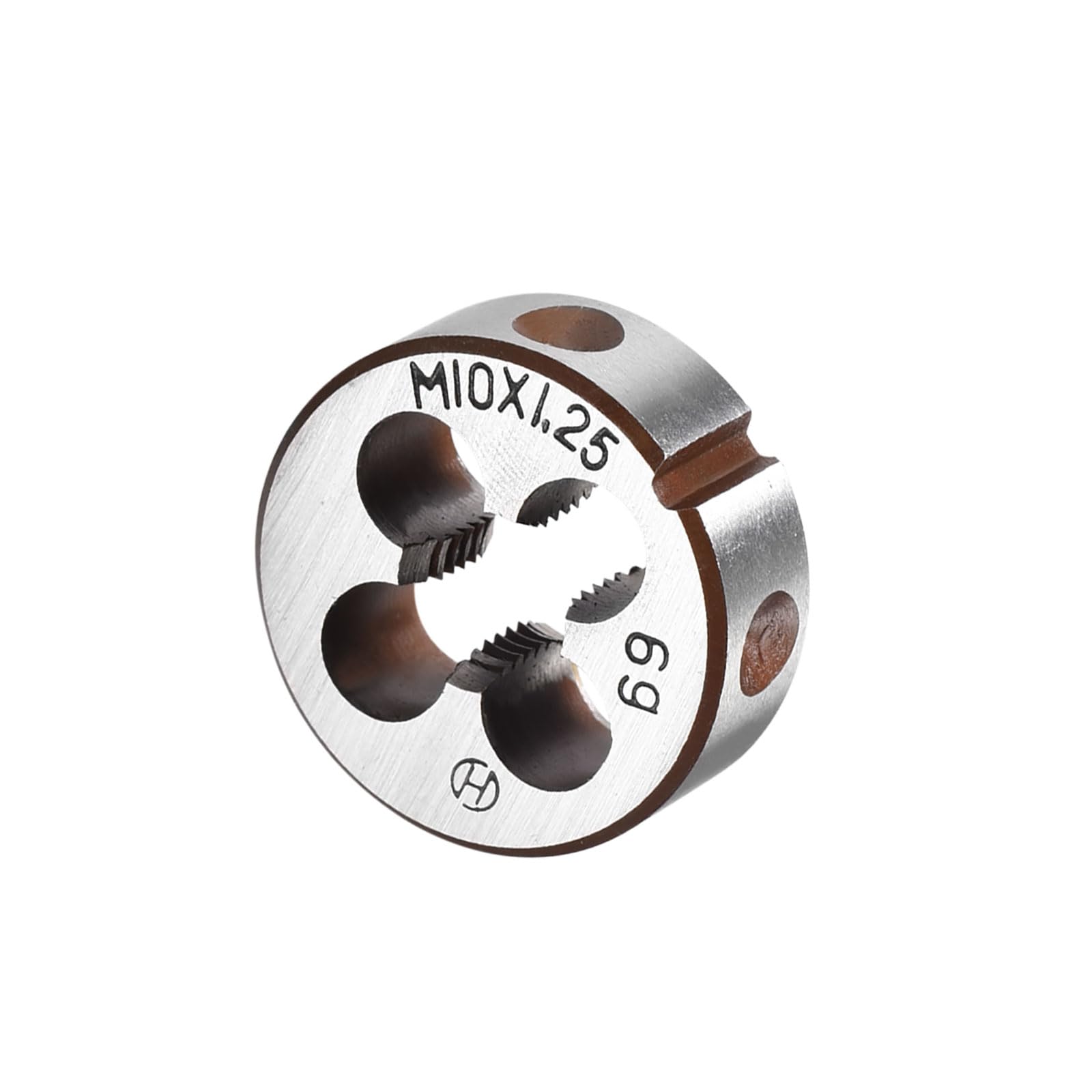 CoCud Metric Adjustable Round Die, M10 X 1.25, Alloy Steel Thread Right Hand Threading Die - (Applications: for Processing External Threads for Metal Plastic)