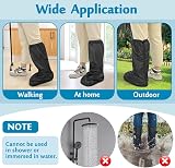 Mybow Walking Boot Cover for Broken Foot Injuries - Black Orthopedic Protector view 3
