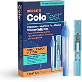 Reese's ColoTest, FIT Immunochemical Home Fecal Occult Blood Test Kit, 1 Ct | Easy to Use Colon Health Screening, Detects Hidden Blood in Stool, 1-Minute Results, 98.8% Accurate