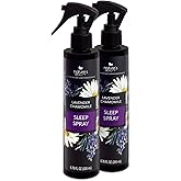 Nature's Beauty Lavender Chamomile Sleep Spray Multi-Pack - Sleep Well + Relax with Premium Grade Room + Pillow Spray, Made w/Coconut, Jojoba + Moringa Seed Oils, 6.76 fl oz (2 Pack)
