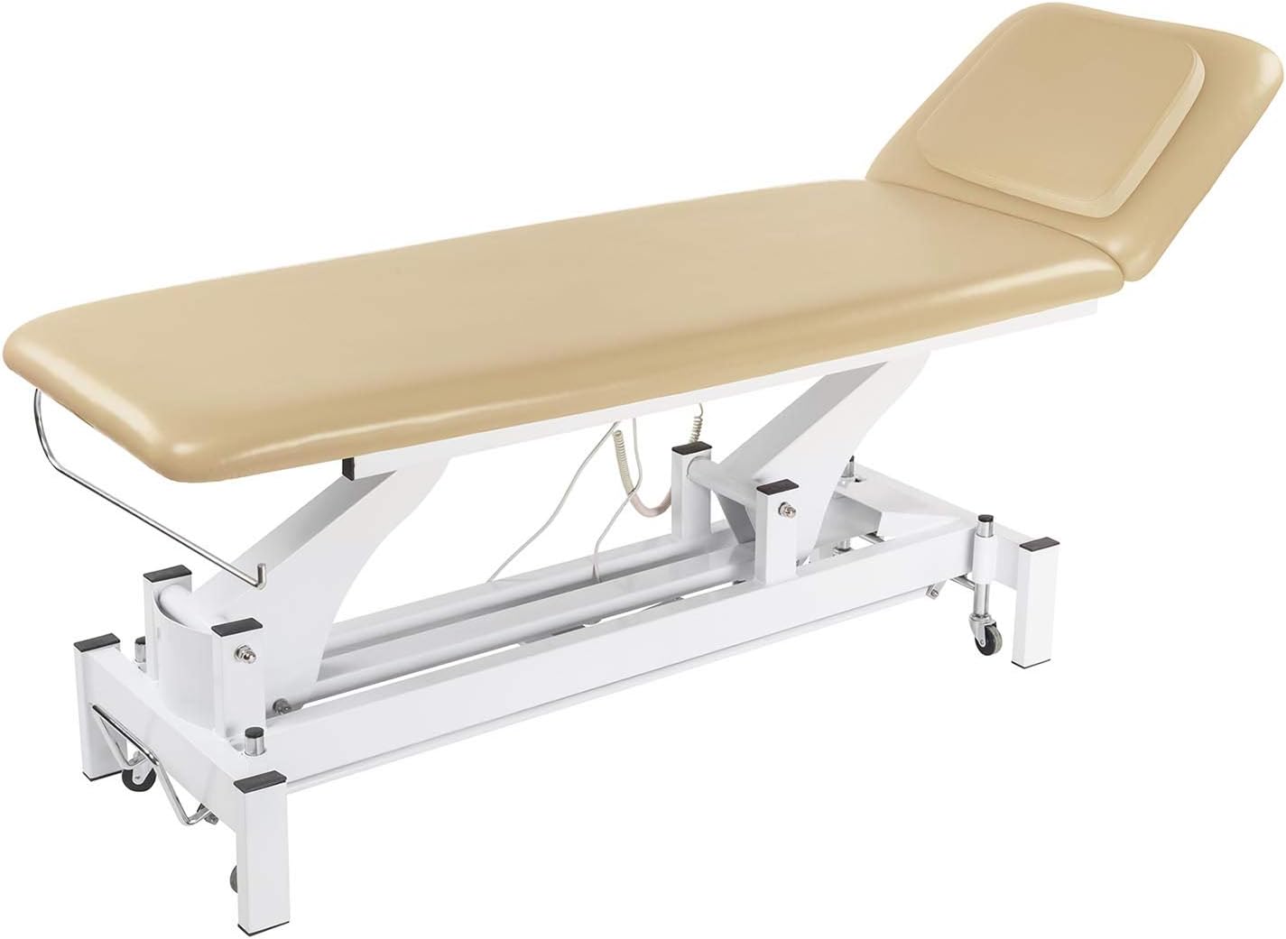 Physa Relaxo Electric Massage Table Massage Bed Massage Therapy Table Beige RELAXO (Imitation Leather, Height 72-95cm, Foot Pedal, Remote Control)