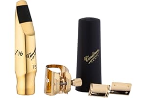 Vandoren SM822GLKO T6 Tenor Sax Large Chamber V16 Metal Mouthpiece/Optimum Ligature Kit