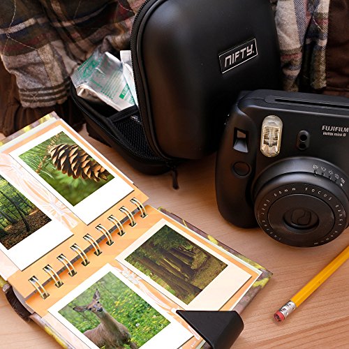Nifty NIAL-NWS03OL NIFTY Instax Mini and Polaroid 300 Photo Album Copper and Yellow Giraffe (Holds 84 Photos) (Copper with Yellow)