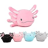Niuniu Daddy 23" | 5Pcs Axolotl Plush Toys with 4 Babies Inside- Soft Pink Axolotl Stuffed Animal, Cute Birthday Or Christmas Plushies Gift for Girls & Boys