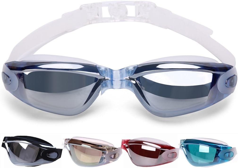 VenTing Swimming Goggles For Men Women,Swim Glasses Watertight Anti Fog UV Protection Dark Blue