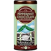 The Republic of Tea – Peppermint Cuppa Chocolate Tea Bags, Low-Caffeine, 36 Servings