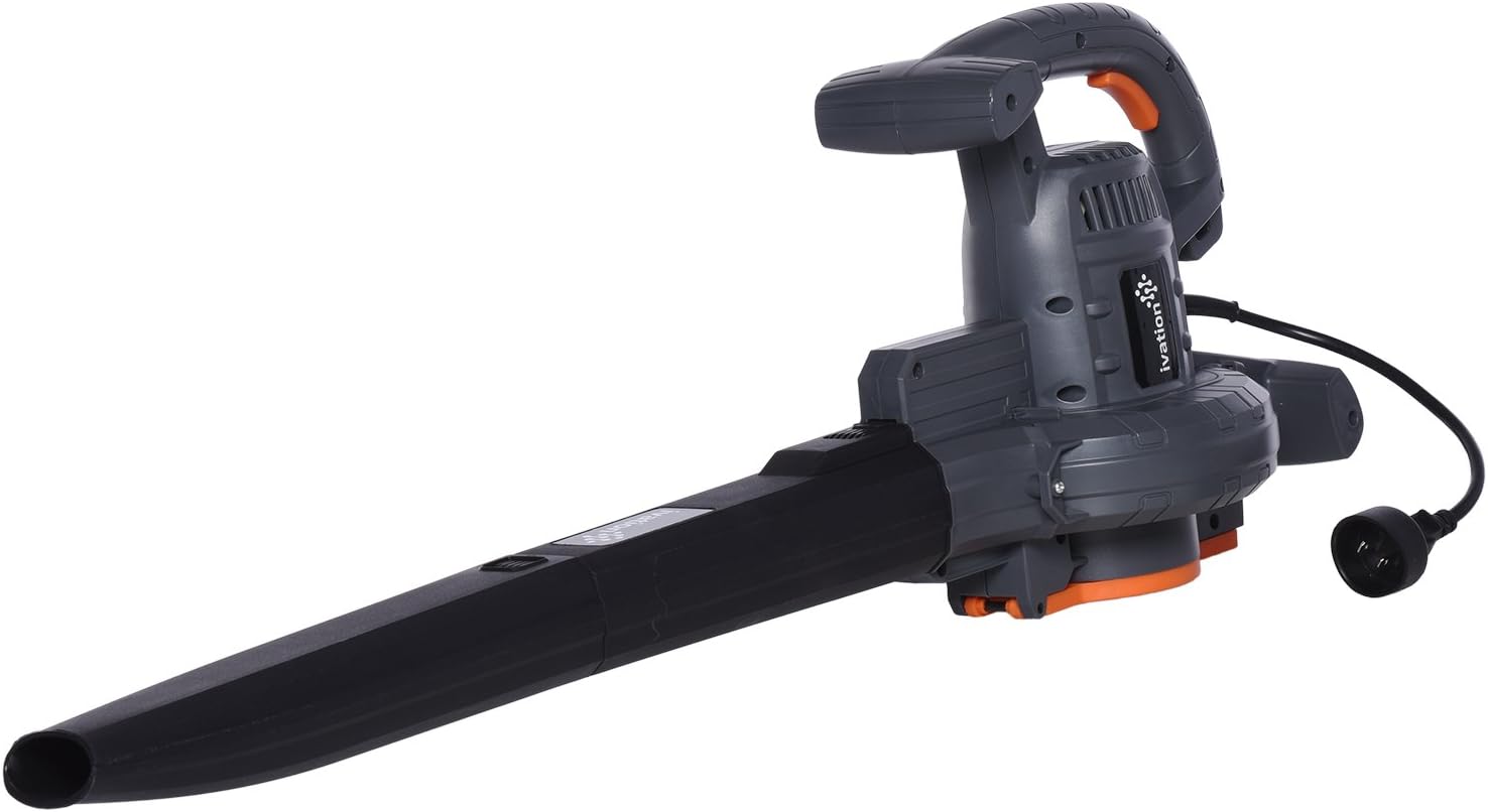 Ivation Leaf Blower/Vacuum/Mulcher 12 Amp 230 MPH High