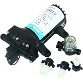 PENTAIR SHURFLO 4248-153-E09 Pro Blaster II Deluxe 4.0 Marine Washdown Pump | 12 VDC Boat Washdown Pump, 4.0 GPM, 60 PSI, Self-Priming, Ignition Protected, Includes Nozzle, Strainer &amp; Fittings