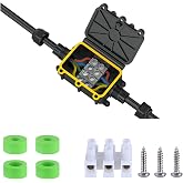 SZFUDIGO Outdoor Waterproof Junction Box Plastic，Outdoor Cable Electrical Box Waterproof ，Open Splice Underground Electrical Junction Water Proof Box，2 Way Wire Range 5-12mm Trailer Junction Box