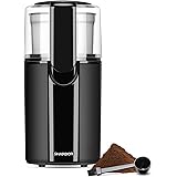 SHARDOR Coffee Grinder Electric, Coffee Bean Grinder Electric, Nut Grinder with 1 Removable Stainless Steel Bowl, Black