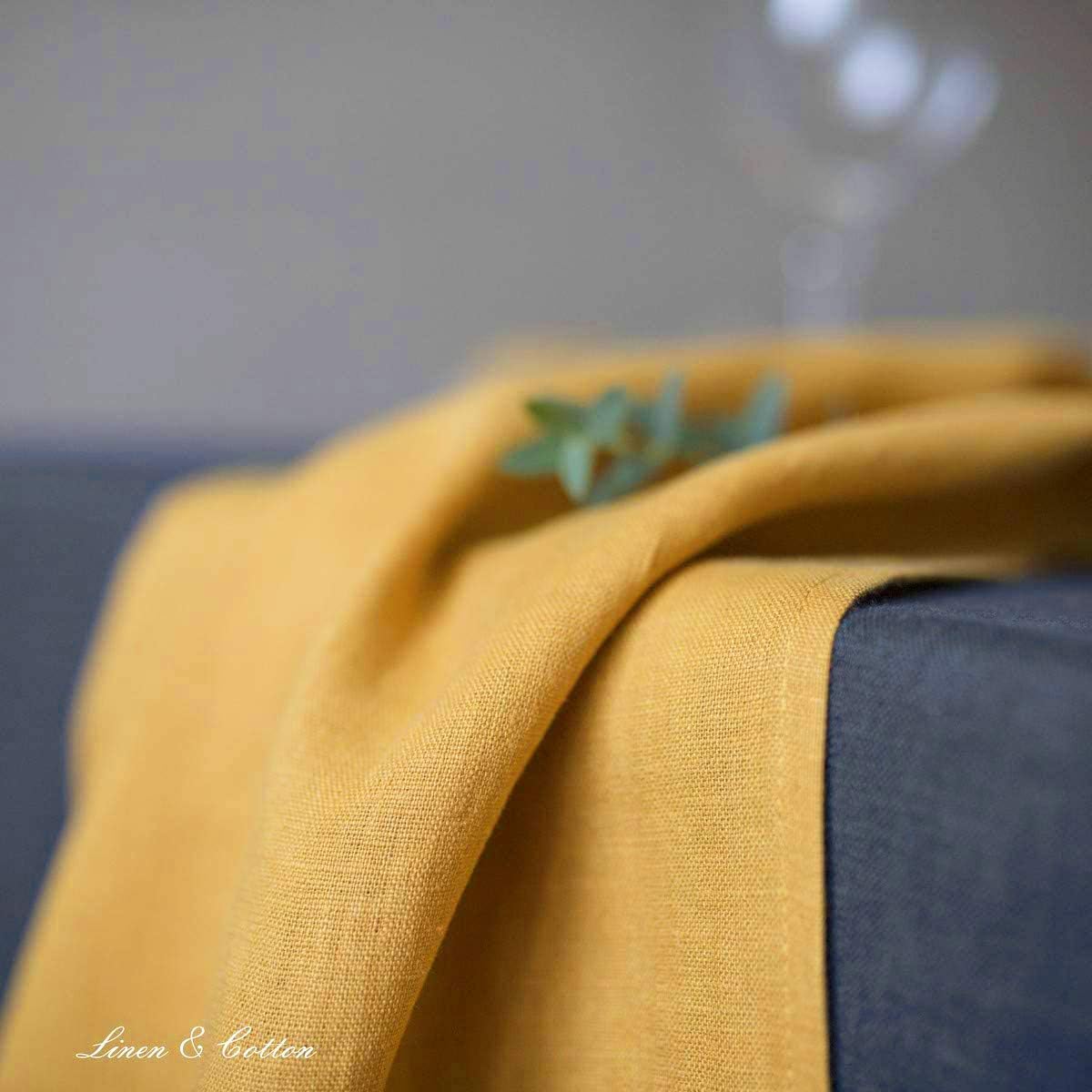 Linen & Cotton Table Runner Cloth Hygge in 100% Linen - Image 5