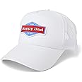 Happy Dad Hats for Men and Women, Available in Trucker Hat, 6 Panel Snapback Hat or Baseball Cap, Holiday & Birthday Gifts