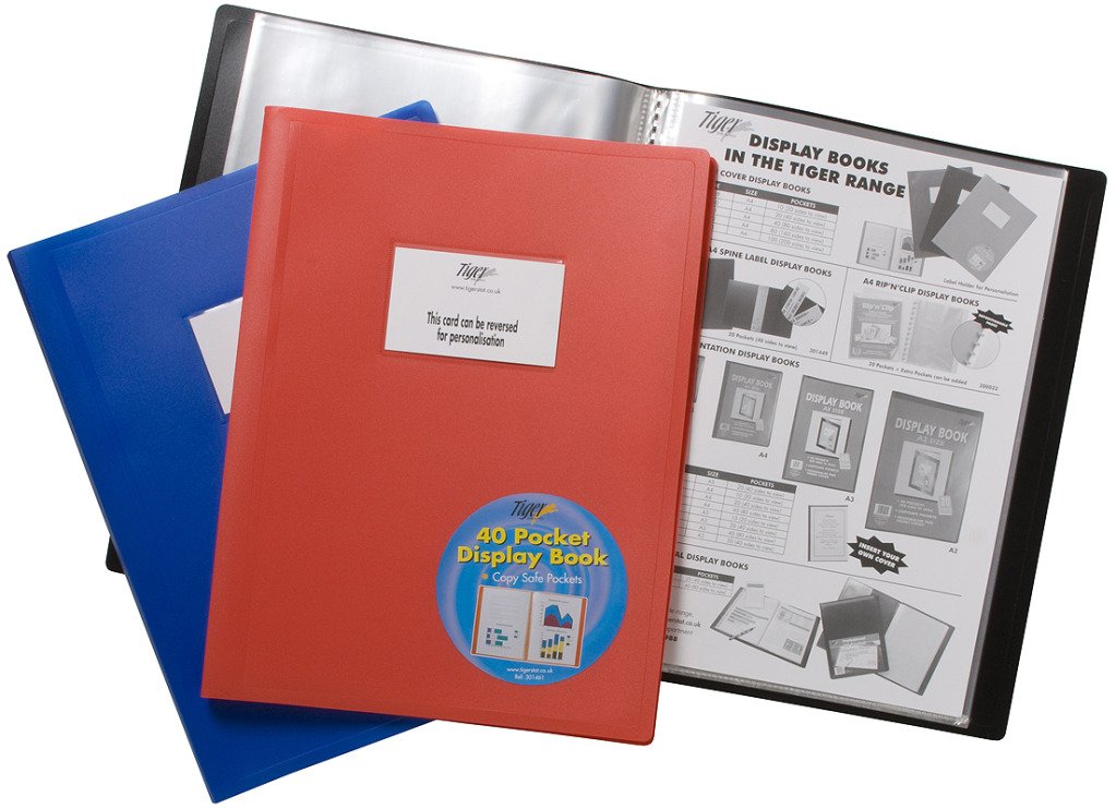 Janrax A4 Purple Flexible 100 Pocket Display Book - Presentation Folder For Documents, Sheets, Photos