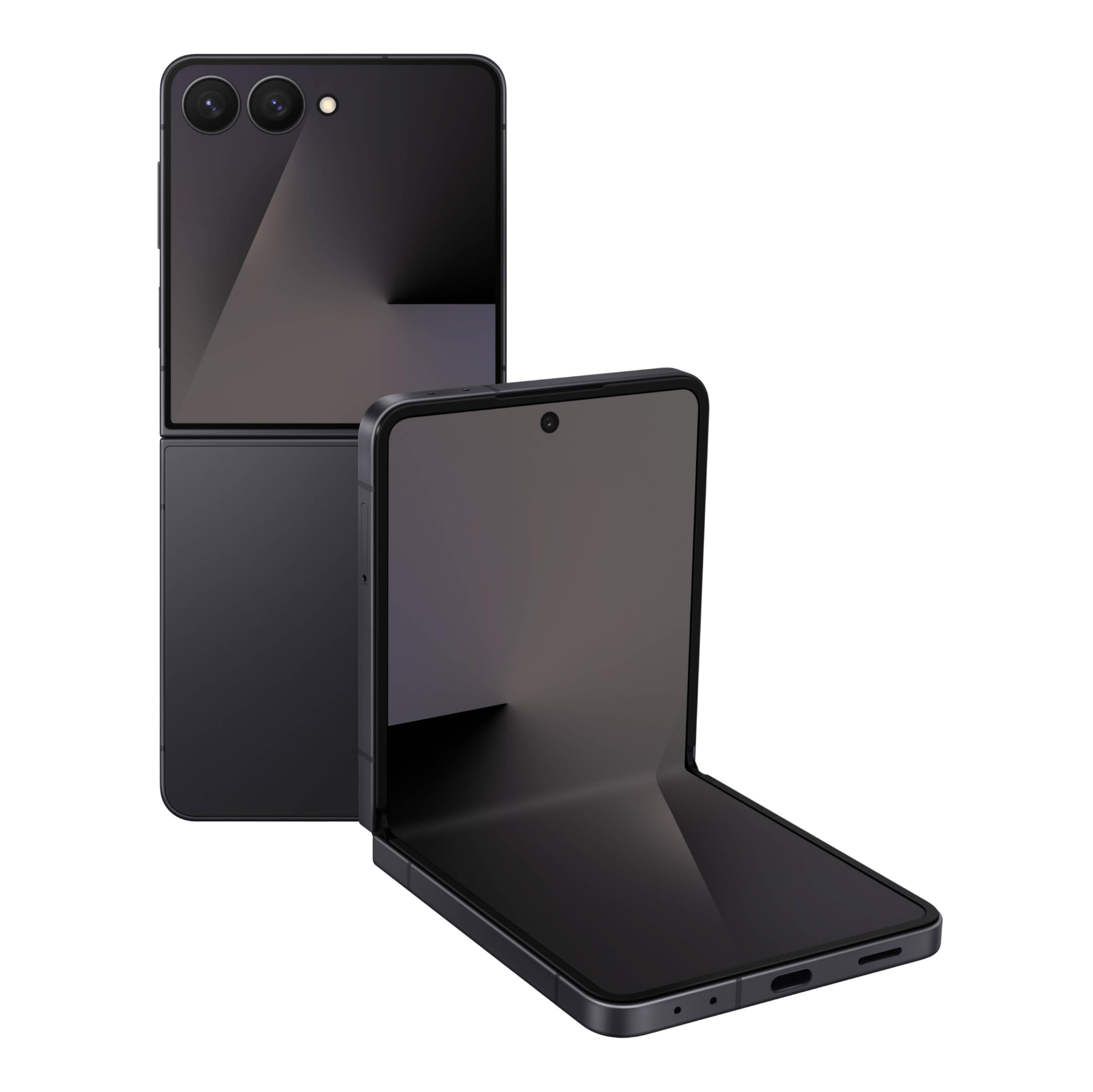 Teléfono celular Samsung Galaxy Z Flip7, teléfono inteligente con IA de 256 GB, Android desbloqueado, batería de larga duración, 2025, garantía del fabricante de EE. UU. por 1 año, negro azabache