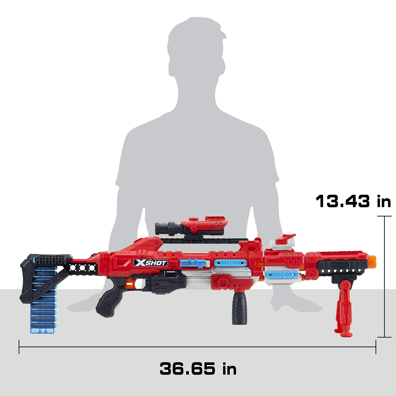 XShot Excel Regenerator Foam Dart Blaster with Over 1, 000 Unique