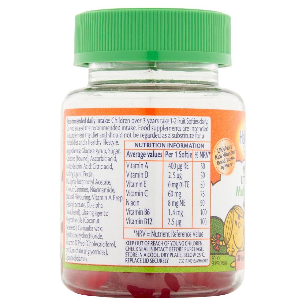 Haliborange Kids Mr. Men Little Miss Multivitamins Strawberry Softies 30