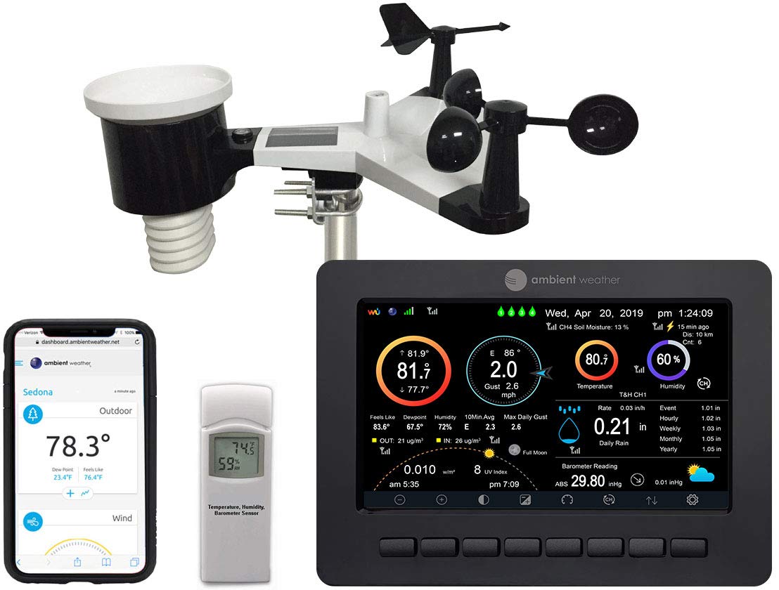 Ambient Weather WS2000 Smart Weather Station with WiFi Remote