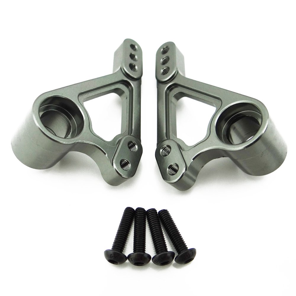 Atomik RC Alloy Front Rocker Arm Set, Grey fits the