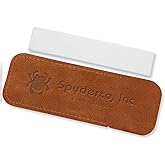 Spyderco Pocket Sharpening Stone with Suede Case, Fine Grit | One Piece High-Alumina Ceramic, Perfect Carry-Anywhere Sharpeners