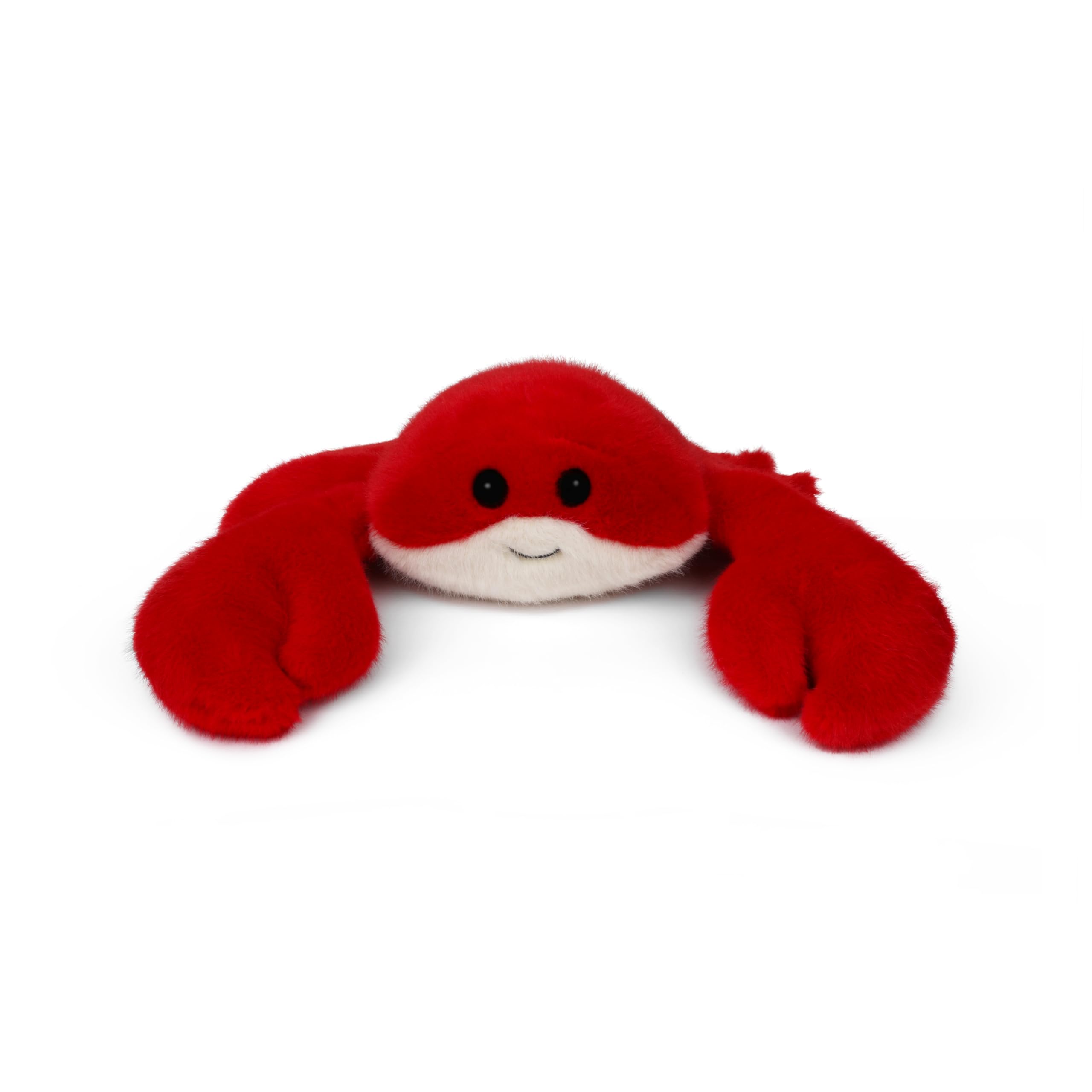 Wilberry Water Wonders Crab Soft Toy - Soft Red Plush Crab with Friendly Expression, Sensory Play Ocean Animal Toy for Kids, Perfect for Cuddles & Imaginative Play - 7cm