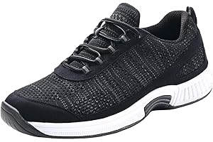 Orthofeet Men's Orthopedic Knit Lava Sneakers