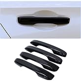 MOTOKU Glossy Black Exterior Door Handle Cover Decoration | for Honda Civic 2022-2024 HR-V 2023 Accord CR-V Acura Integra 2023 2024 with Auto Lock Front Rear Driver and Passenger Side
