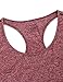 Faddare Women Active Racerback Tank Tops Burnout Sleeveless Running Workout Sports Shirt
