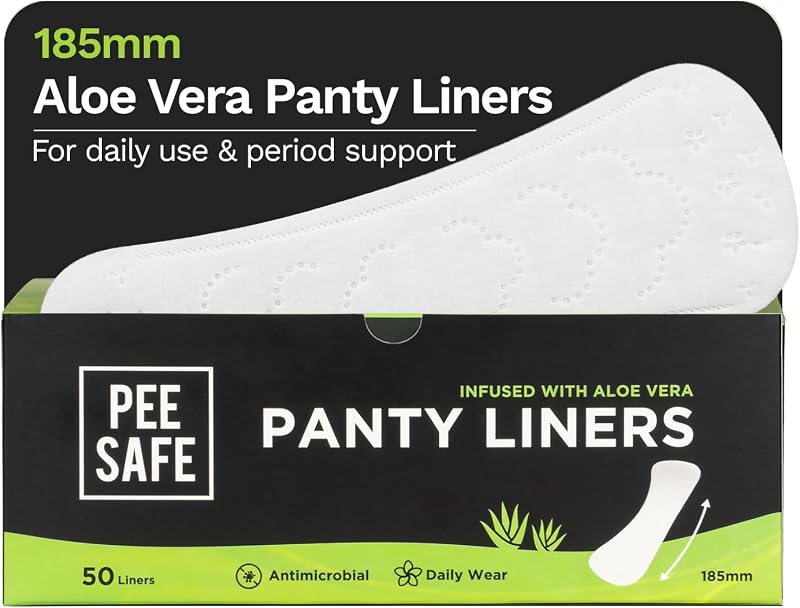 PEESAFE Panty Liner for Women Feel Fresh Aloe Vera 185mm 50 Liners