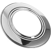 Hemoton Stainless Steel Steamer Plate 11.22 Inch Multi-Layer Ring Rack with Water Tray for Kitchen Steaming and Dumpling Basket Adapter