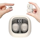 CNBRO Invisible Mini Sleep Earbuds Ear Buds for Side Sleepers Sleeping, Small Ears Canals Women Wireless Bluetooth Low Profile Smallest Disgused Tiny Micro Discreet Hidden Earbuds Headphones for Work