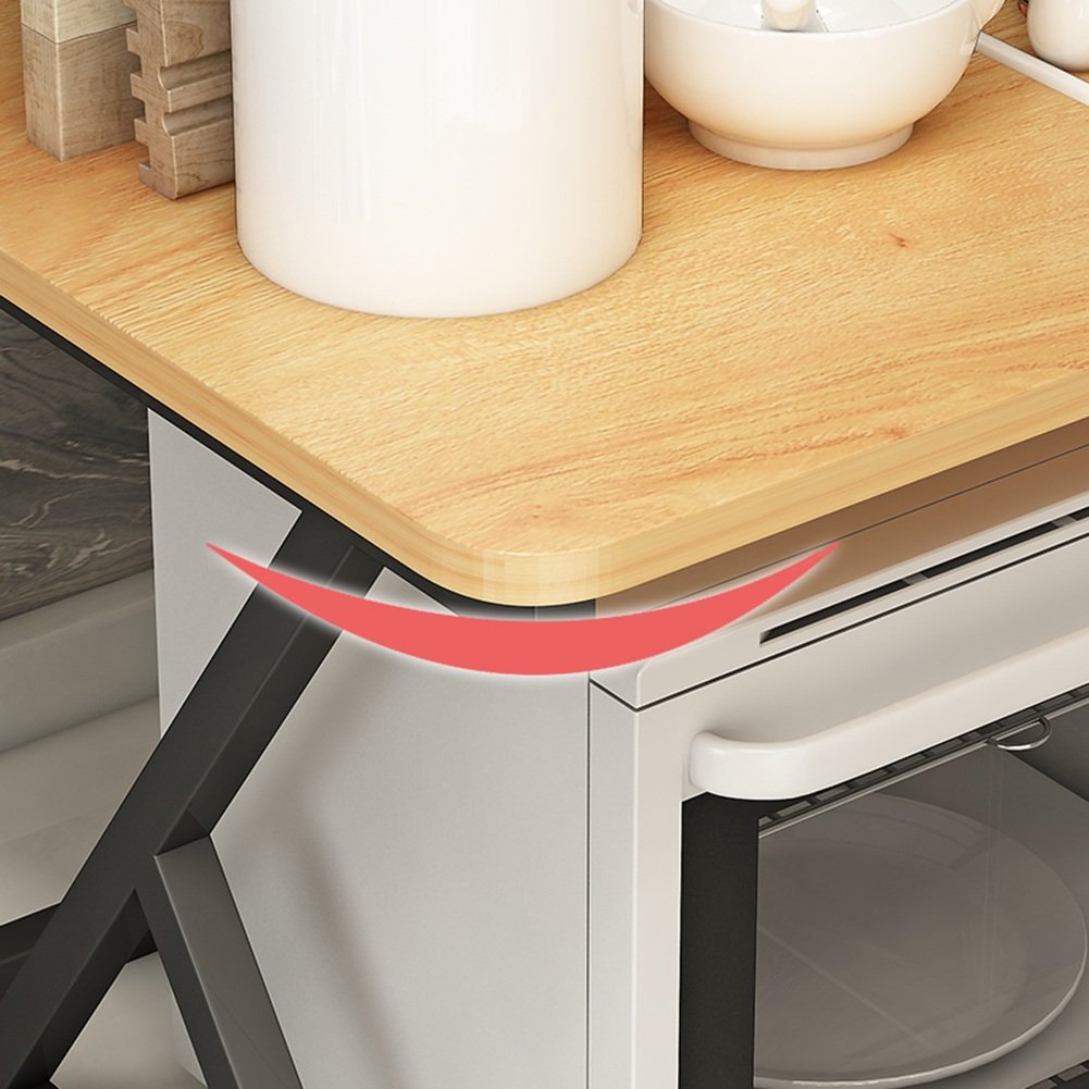 WENZHE Estantería Cocina Baldas Leñoso Rejilla Del Horno De ...