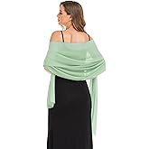 Pukguro Shawls and Wraps for Evening Dresses Sheer Chiffon Women Elegant Soft Silky Wraps Wedding Bridal Scarf