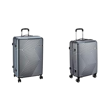 American Tourister Ellen ABS 79 cms Grey Hardsided Check-in Luggage + Ellen ABS 68 cms Grey Hardsided Check-in Luggage (AMT ELLEN SP79 CM TSA GREY + AMT ELLEN SP68 CM TSA GREY)