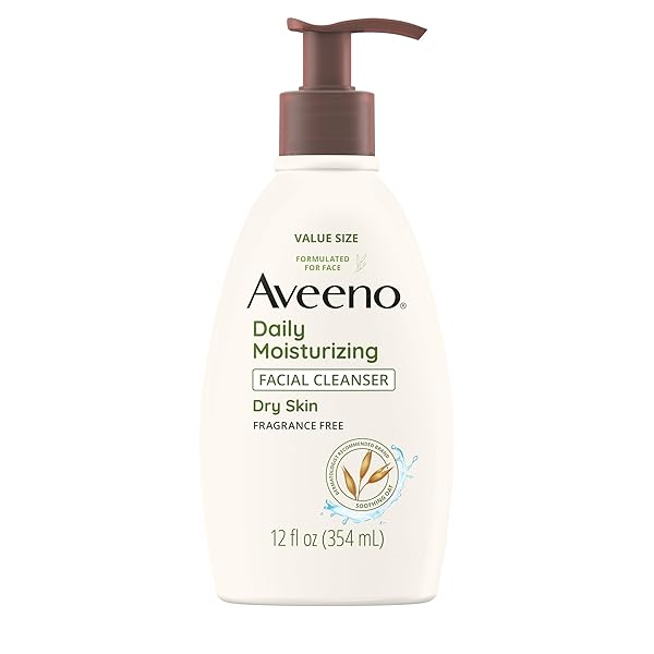 AVEENO DAILY MOISTURIZING FACIAL CLEANSER FOR DRY SKIN,...