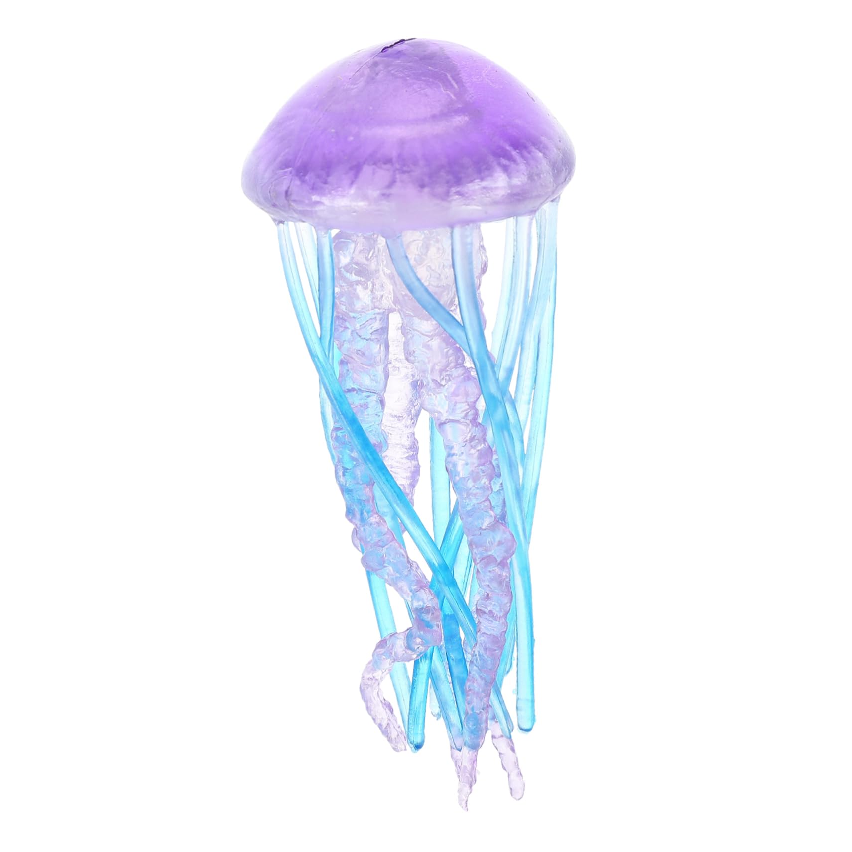 Vaguelly Realistic Jellyfish Model Toy Educational Ocean Animal Figurine for Boy Girl Vibrant Decoration for Aquariums Gardens Early Learning Safe Material Simulation Jellyfish Decor