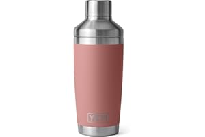 YETI Rambler 20 oz Cocktail Shaker, Stainless Steel, Vacuum Insulated, Sandstone Pink